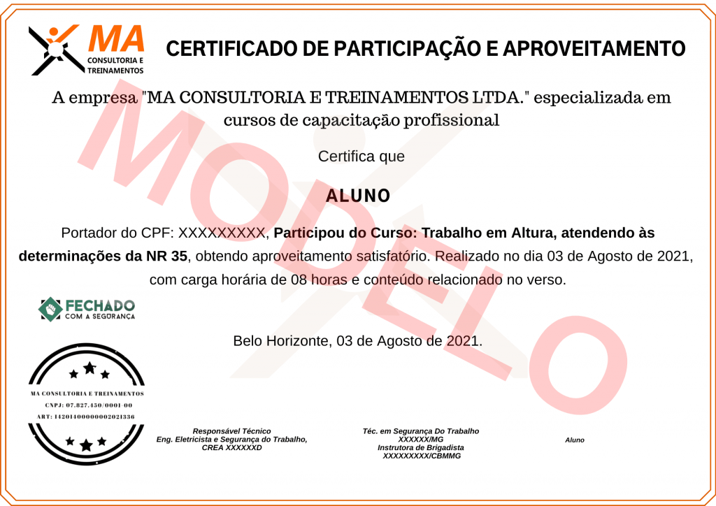 Curso Nr 35 Online Válido E Certificado Imediato. - Trabalho Em Altura